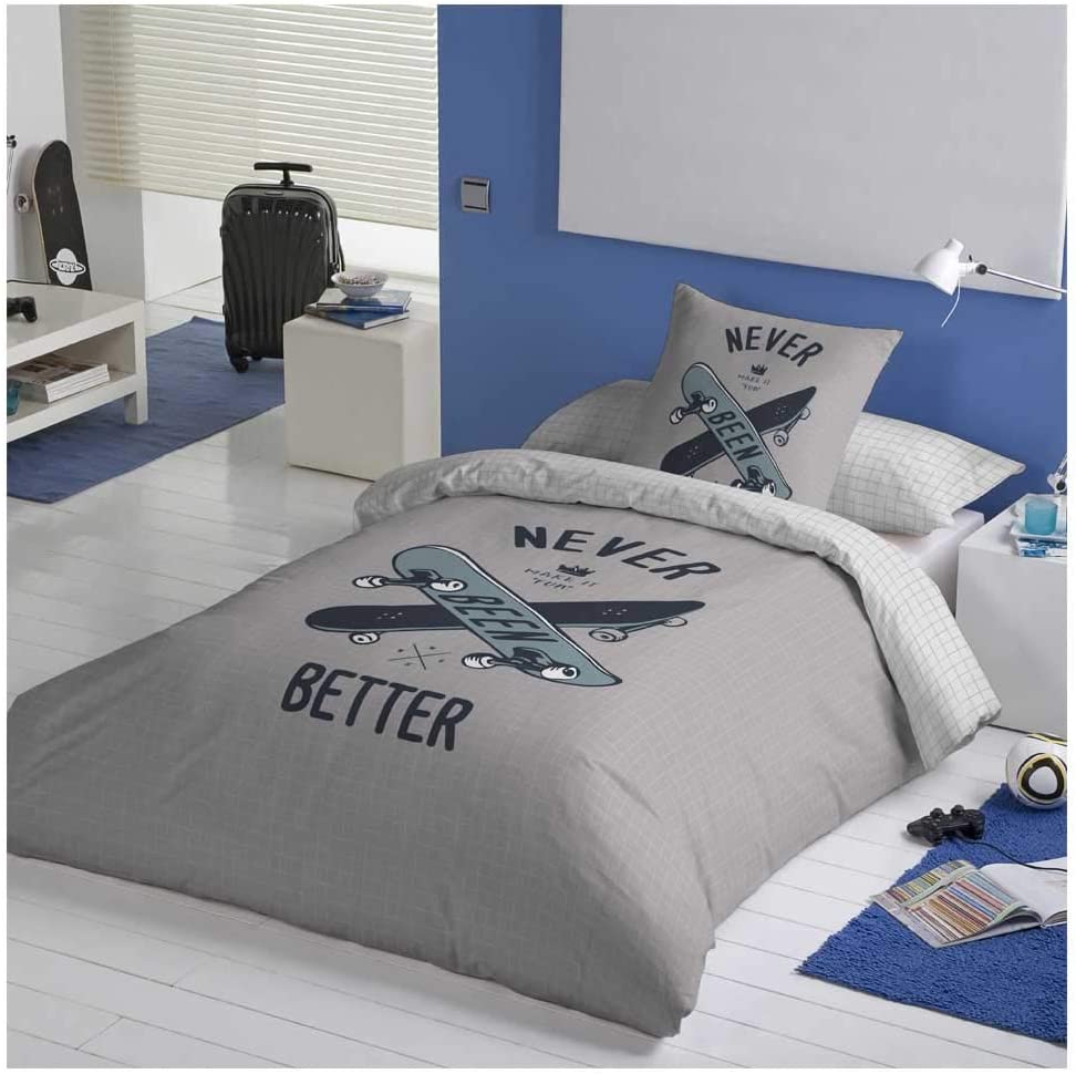 Cotton artean - juego de sabanas infantil/juvenil skate cama de 105 .
