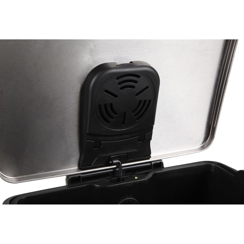 Cubo de pedal E-Cube 40 L negro mate | Leroy Merlin