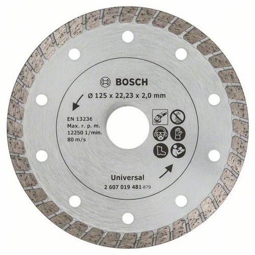 Tarcza diamentowa Bosch Turbo, średnica: 125 mm - 2607019481