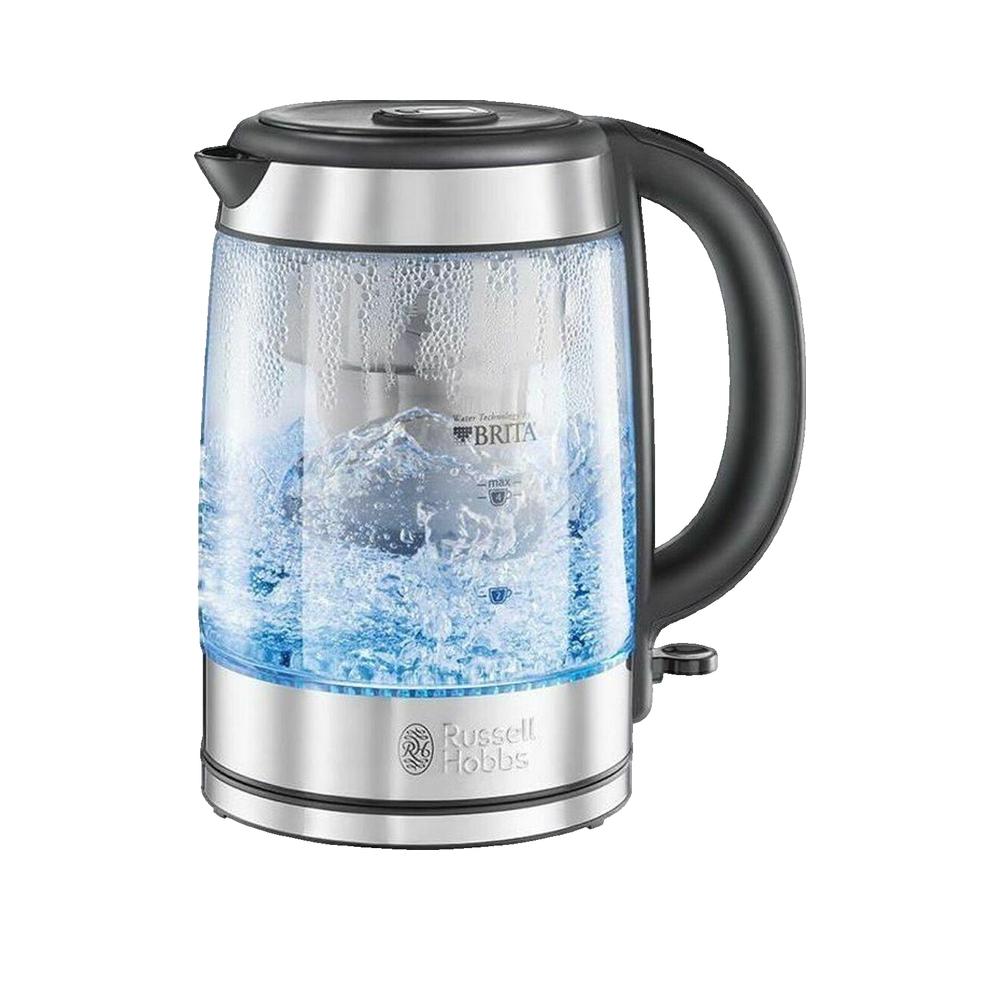 Czajnik elektryczny Russell Clarity z filtrem Brita i niebieskim podświetleniem