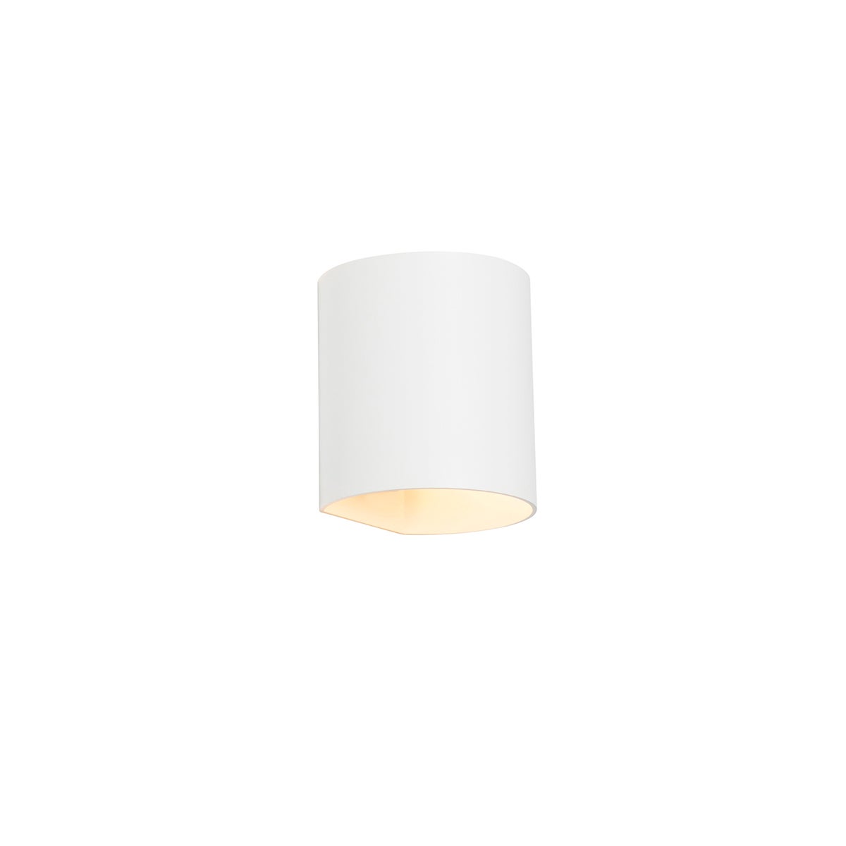 Qazqa nowoczesny lampa up &amp; down inteligentny - Sabbio - biały, żarówkami LED 2.5w, g9, 2700k, ciepła biel, ściemnialny, 9.5cm