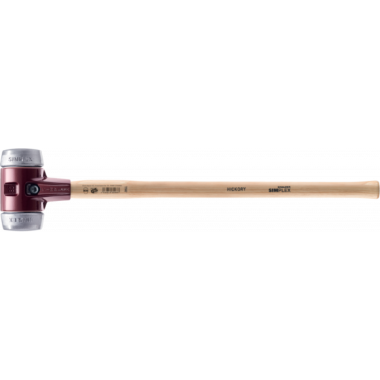 Maillets SIMPLEX, Avec Boîtier En Fonte Malléable Et Manche En Bois, 80 / Manche 700 Mm Superplastique Nylon