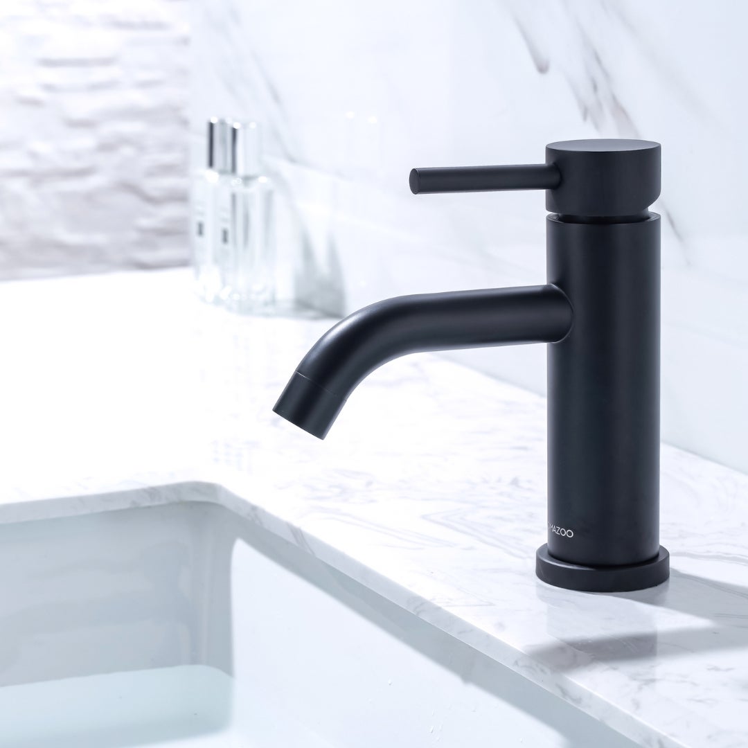 LOMAZOO Robinet de lavabo noir Nova - 5