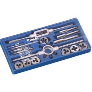 ROBINET ET DIE Lot M16 X 2mm 3pc 3pcs 89mm Métrique Filetage Droit Main