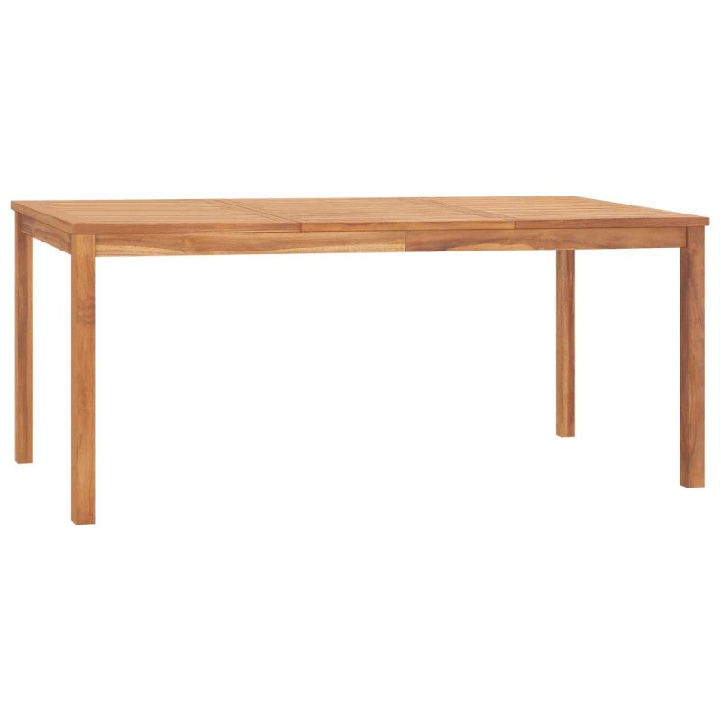 Stół ogrodowy do jadalni vidaXL Masywny tek 180x90x77 cm wytrzymały i odporny na warunki atmosferyczne