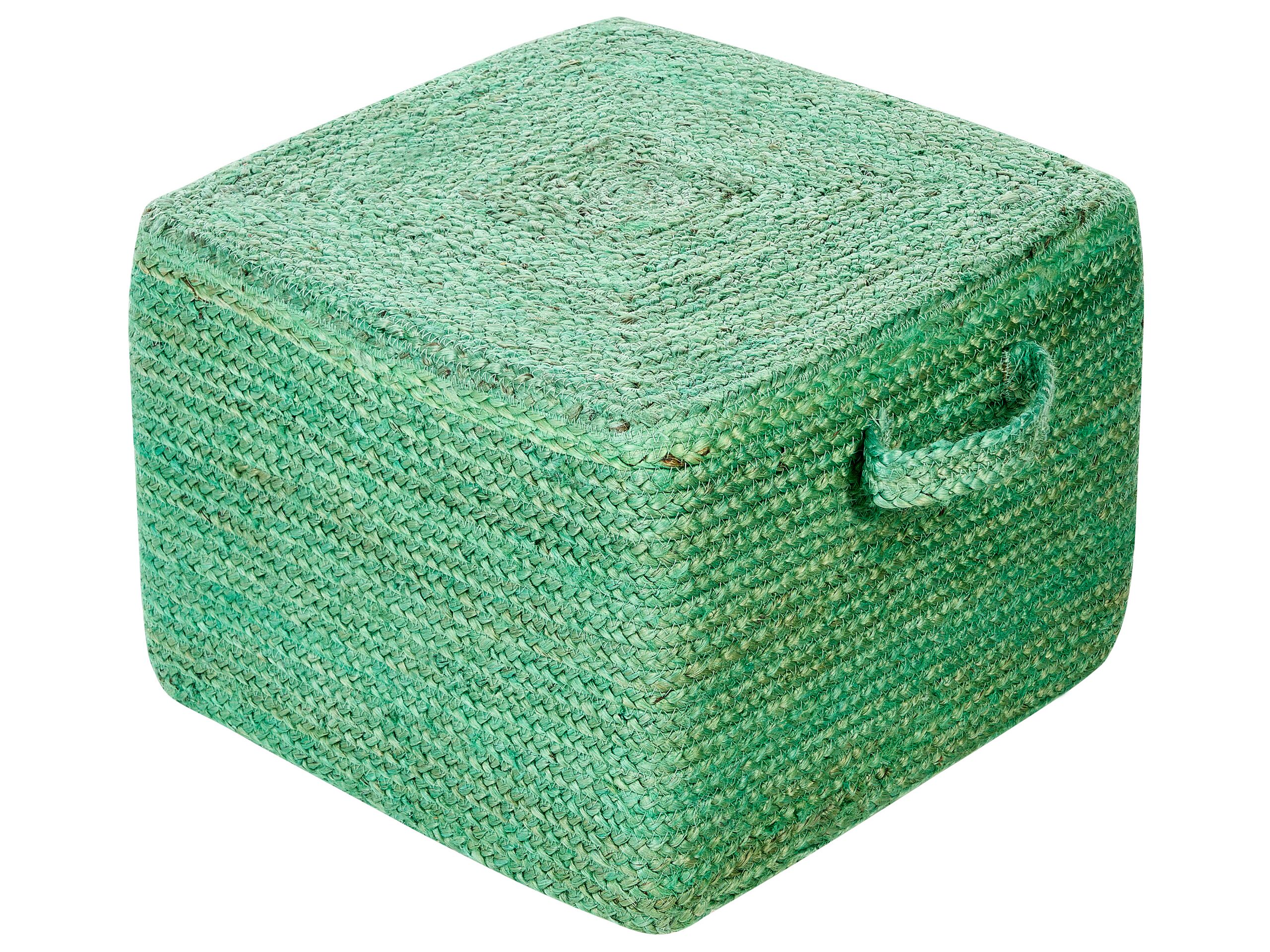 Pouf DHADAR Jute Vert - 6