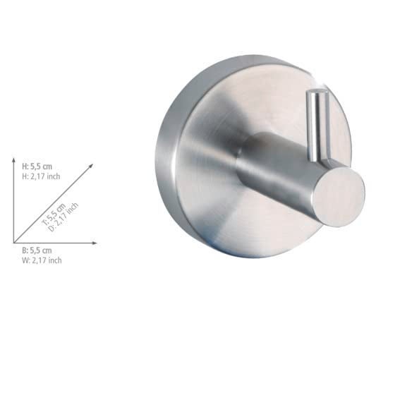 Crochet Mural Uno Bosio Acier Inox Wenko 19621100 - 5