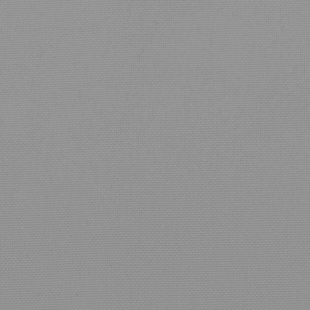 Almofada para banco de jardim em tecido Oxford cinza 120x50x7 cm - COMFORTXL - 6