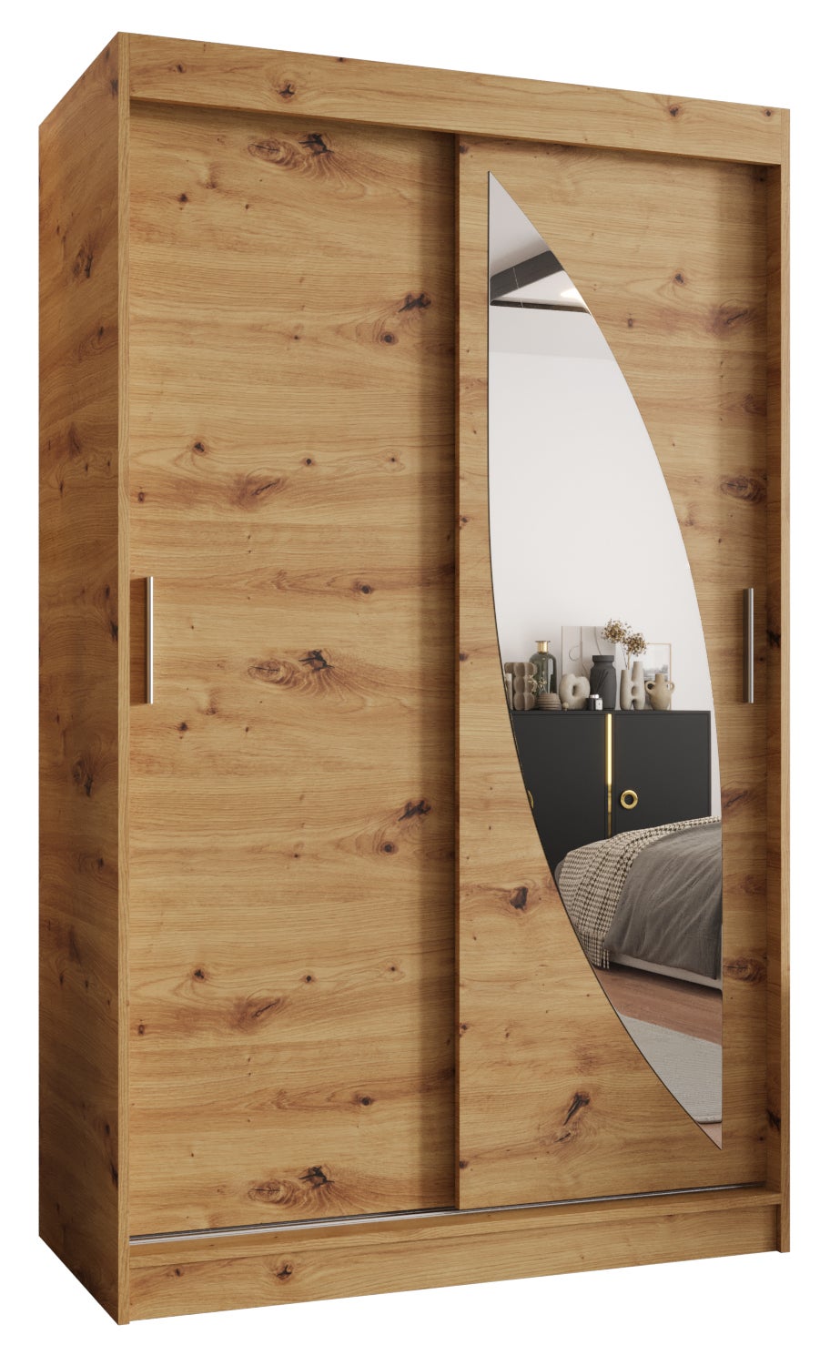 Szafa przesuwna garderoba MILO 120 x 62 x 200 cm Artisan - Abiks Meble