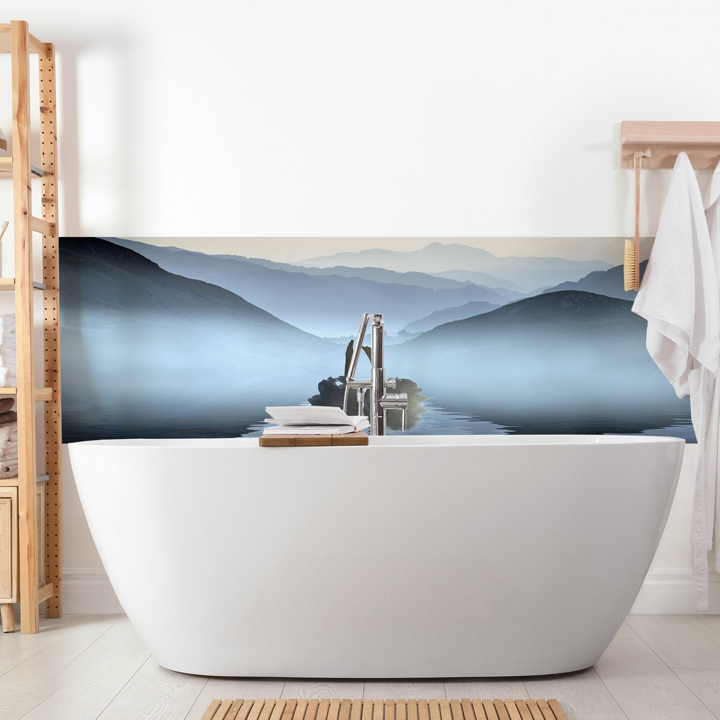 Panneau mural Lattes de Bois : Décor Mur en Latte de bois décoratifs