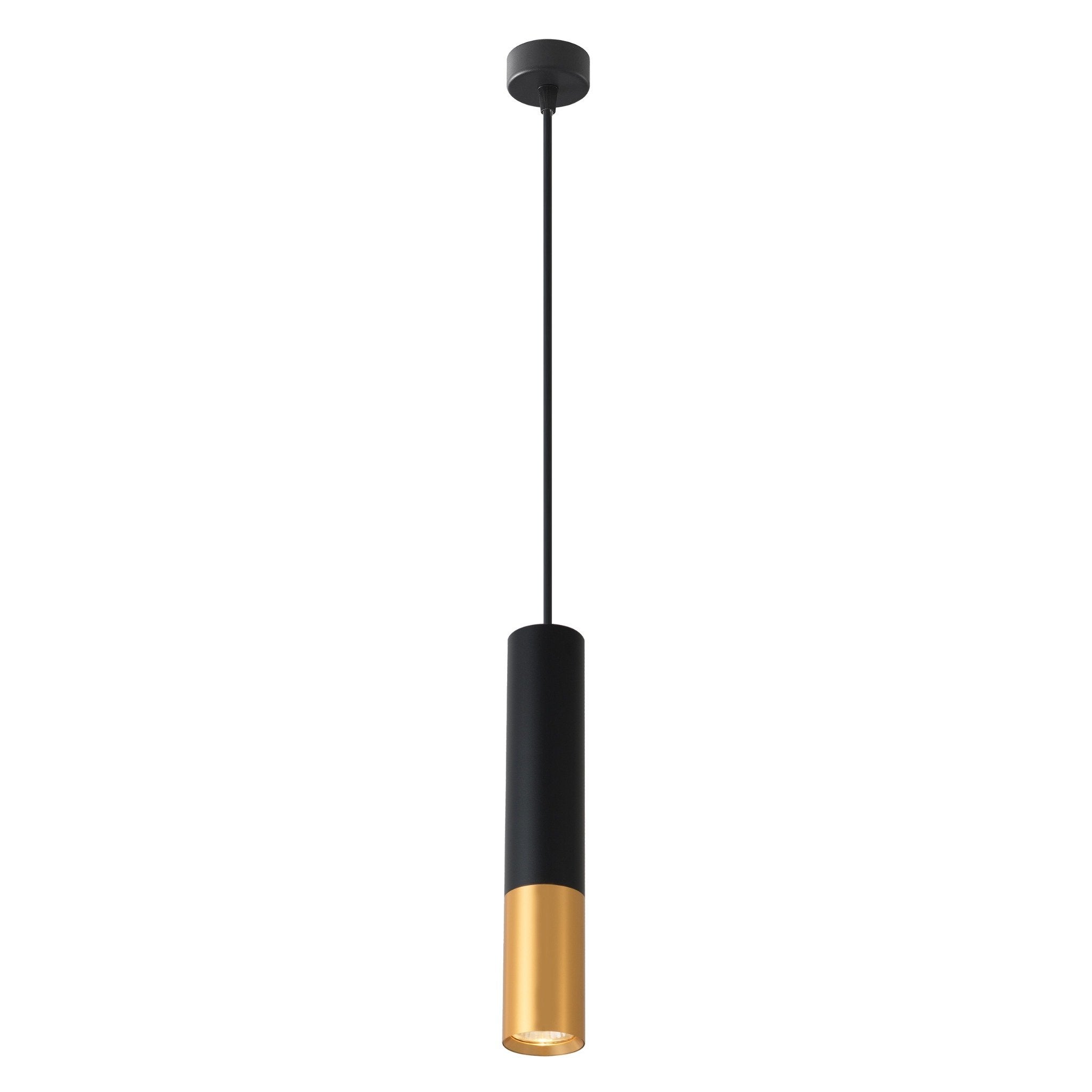 Lampa wisząca Keon LED GU10 131 cm IP20 sufitowa punktowa czarna złota MasterLED