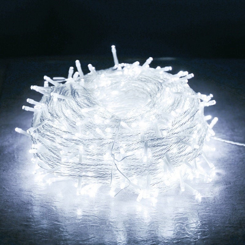 NEXVIN Guirlande Lumineuse Noël 20 M 200 LED Blanc Chaud – 8 Modes, Minuterie, Mémoire, Étanche IP44