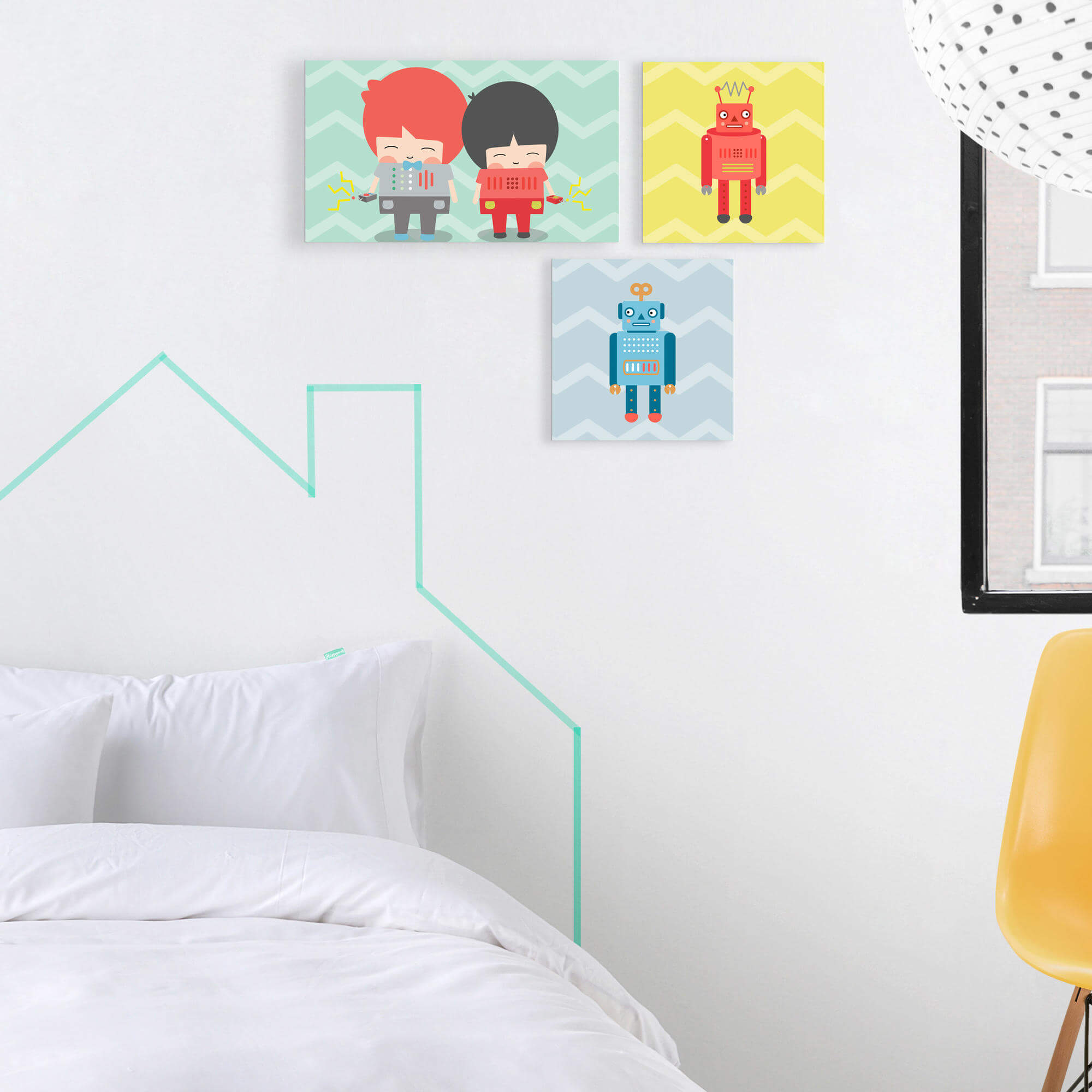 Beep Tela decorativa 27x27 cm - 2