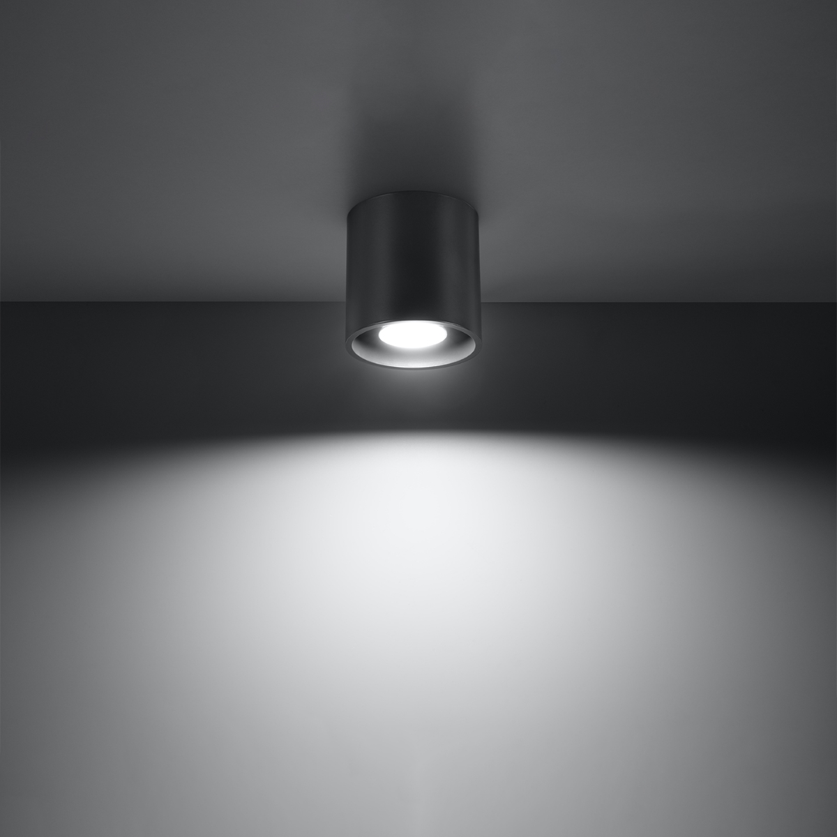 Plafon CELERIS 1 antracyt LED 3000K - 10x10x10cm Sollux