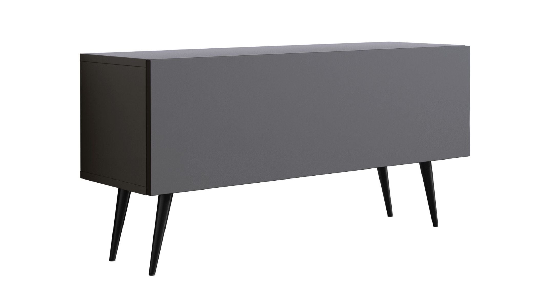 Szafka RTV : Antracyt, czarne nogi, 100 x 32 x 52 cm