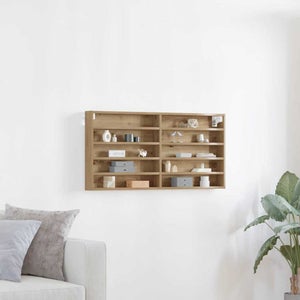 SALERNO - Étagère casier bibliothèque moderne 153x153x30 - Séparateur
