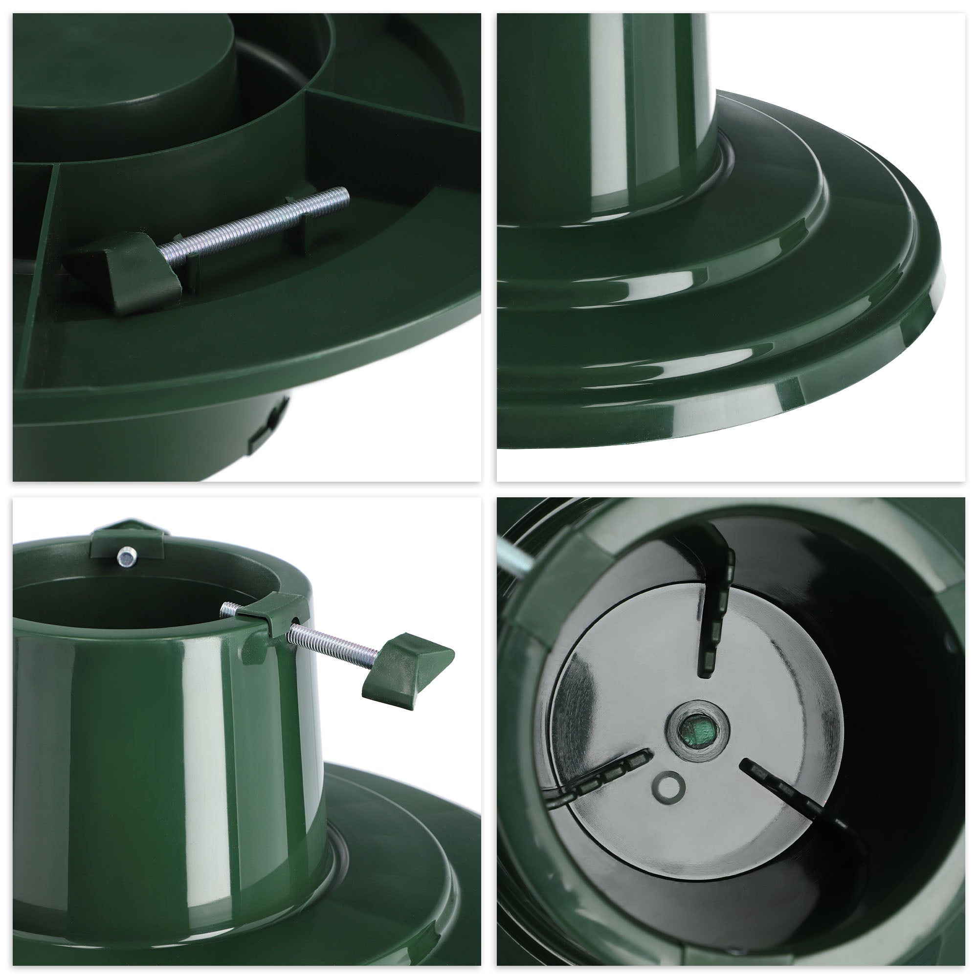 STOJAK POD CHOINKĘ CHOINKOWY PODSTAWKA DRZEWKO POJEMNIK NA WODĘ 1L ZIELONY - 5