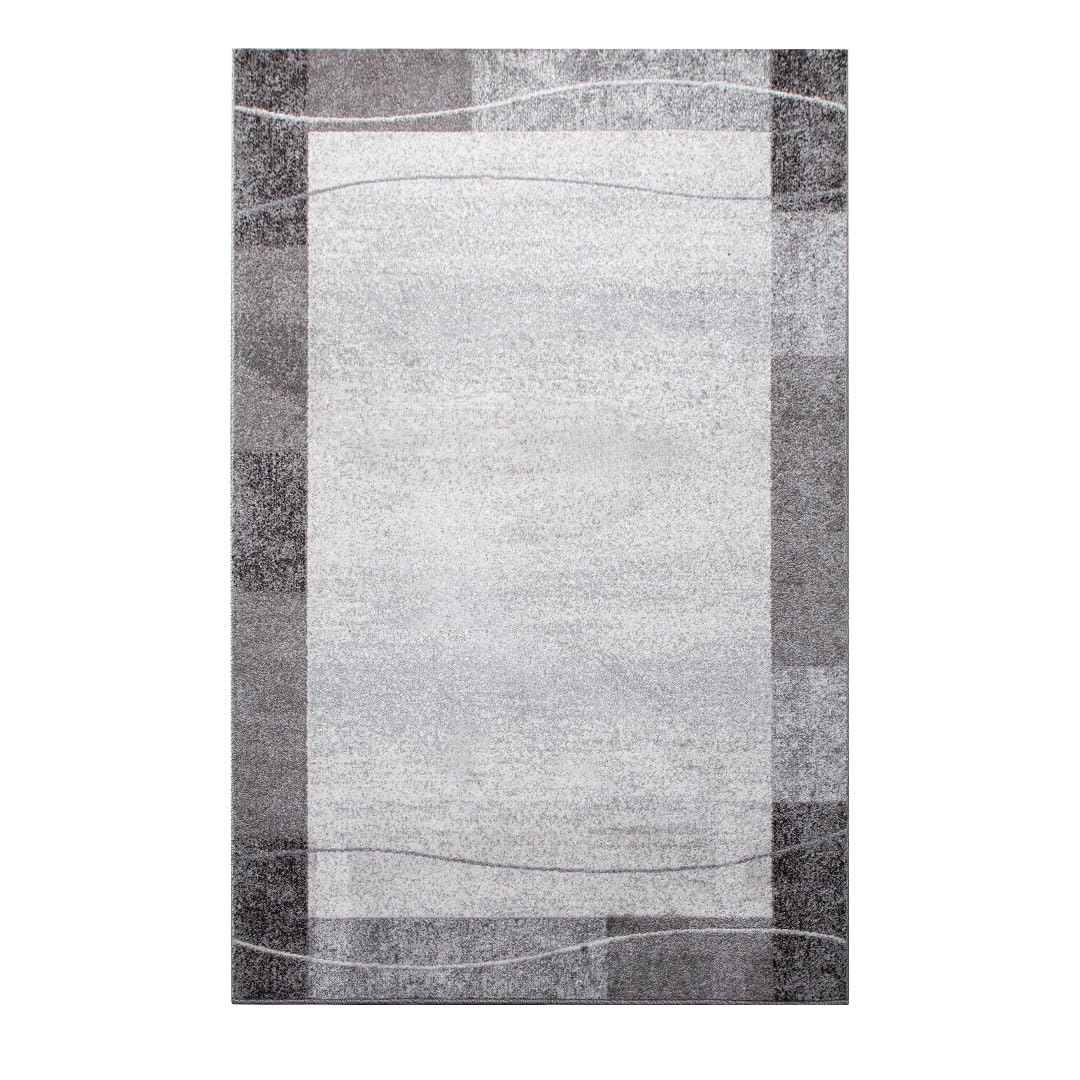 Tappeto Moderno Design Geometrico Blu - 80x150 Cm, Pelo 9 Mm, Öko-Tex 100, Per Soggiorno, Camera, Corridoio