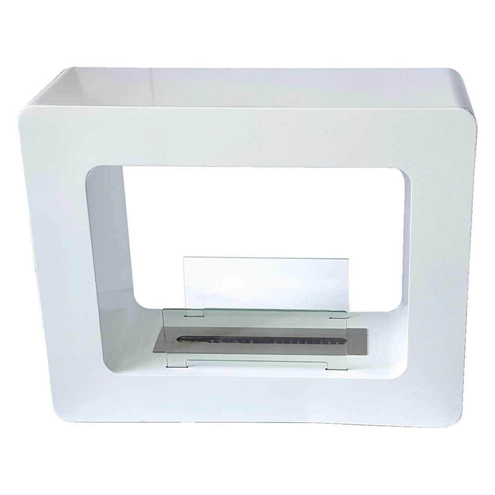 TIKAL , camino bifrontale con vetro protettivo da ambo i lati del bruciatore, con lunga e coreografica fiamma - 5