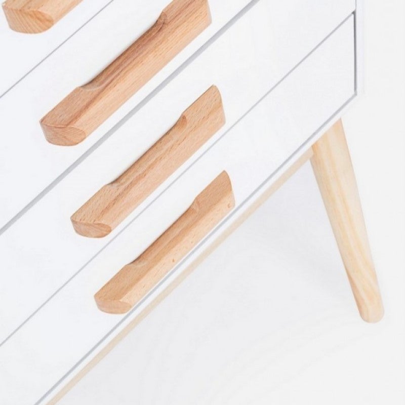 Commode blanche ORDINARY 5 tiroirs 88h cm - 2