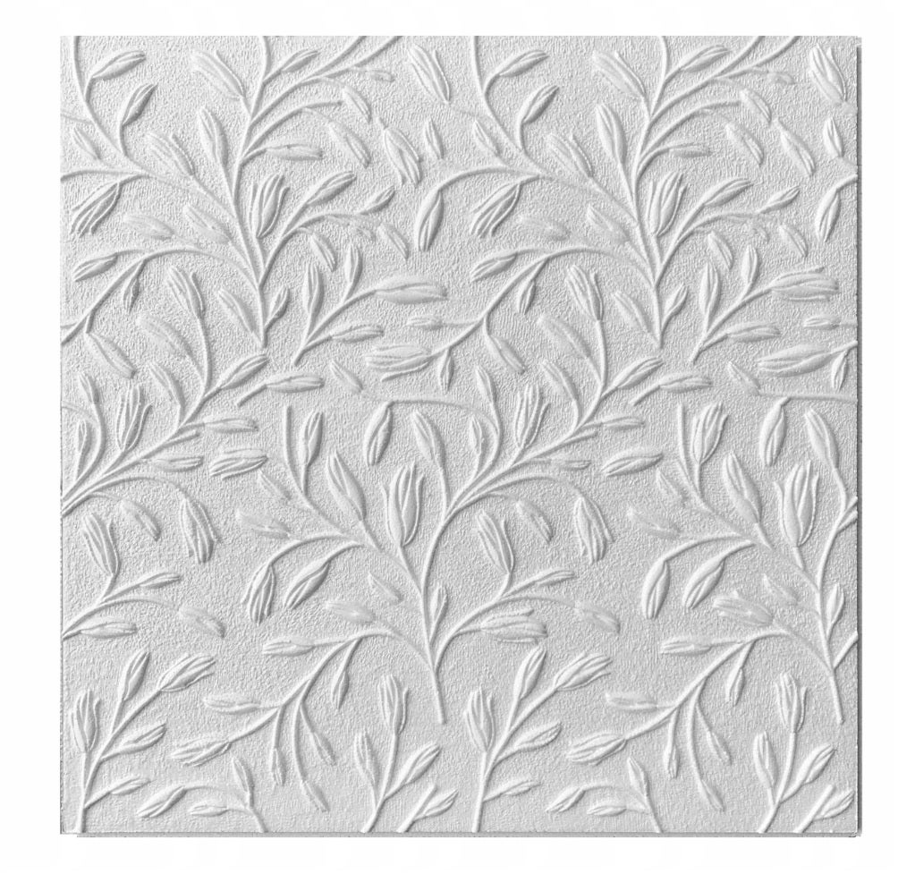 Kaseton sufitowy ścienny Marbet Design panel styropianowy zakładkowy 50x50 cm Wiosna 2 m² 8 szt.