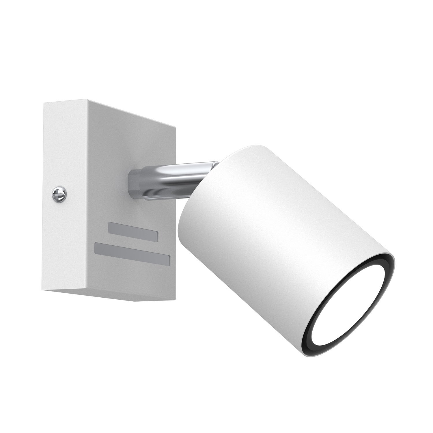 Lampa sufitowa wisząca Striper biały mat-chromowana 1xGU10x8W wym: 14 x 8 x 9 cm metal Luminex