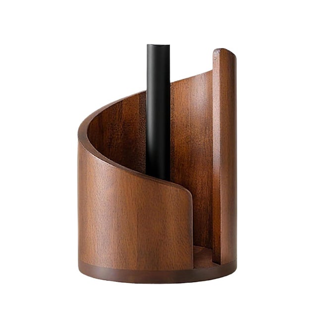 LOLLANDA Porte-mouchoirs, boîte à mouchoirs, distributeur de mouchoirs, porte-papier toilette, étagère, objet décoratif (marron)