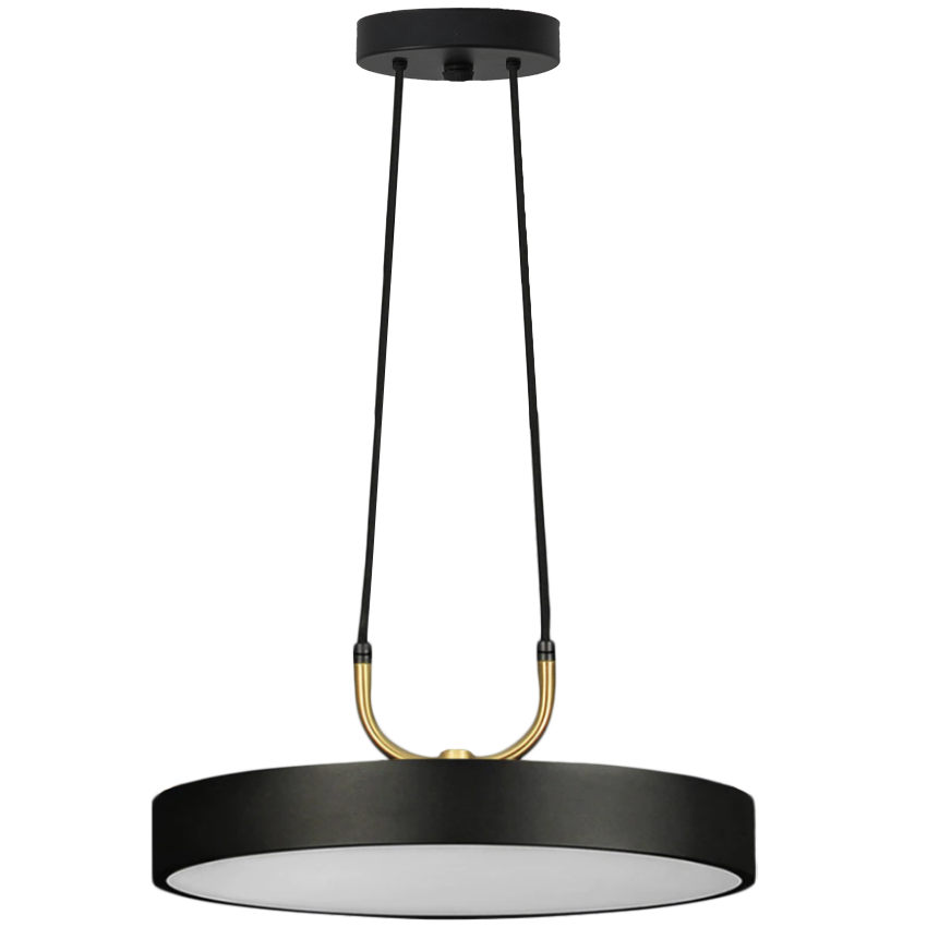 Lampa Sufitowa Wisząca Led Toolight Led App947-1Cp Round Czarny 30Cm