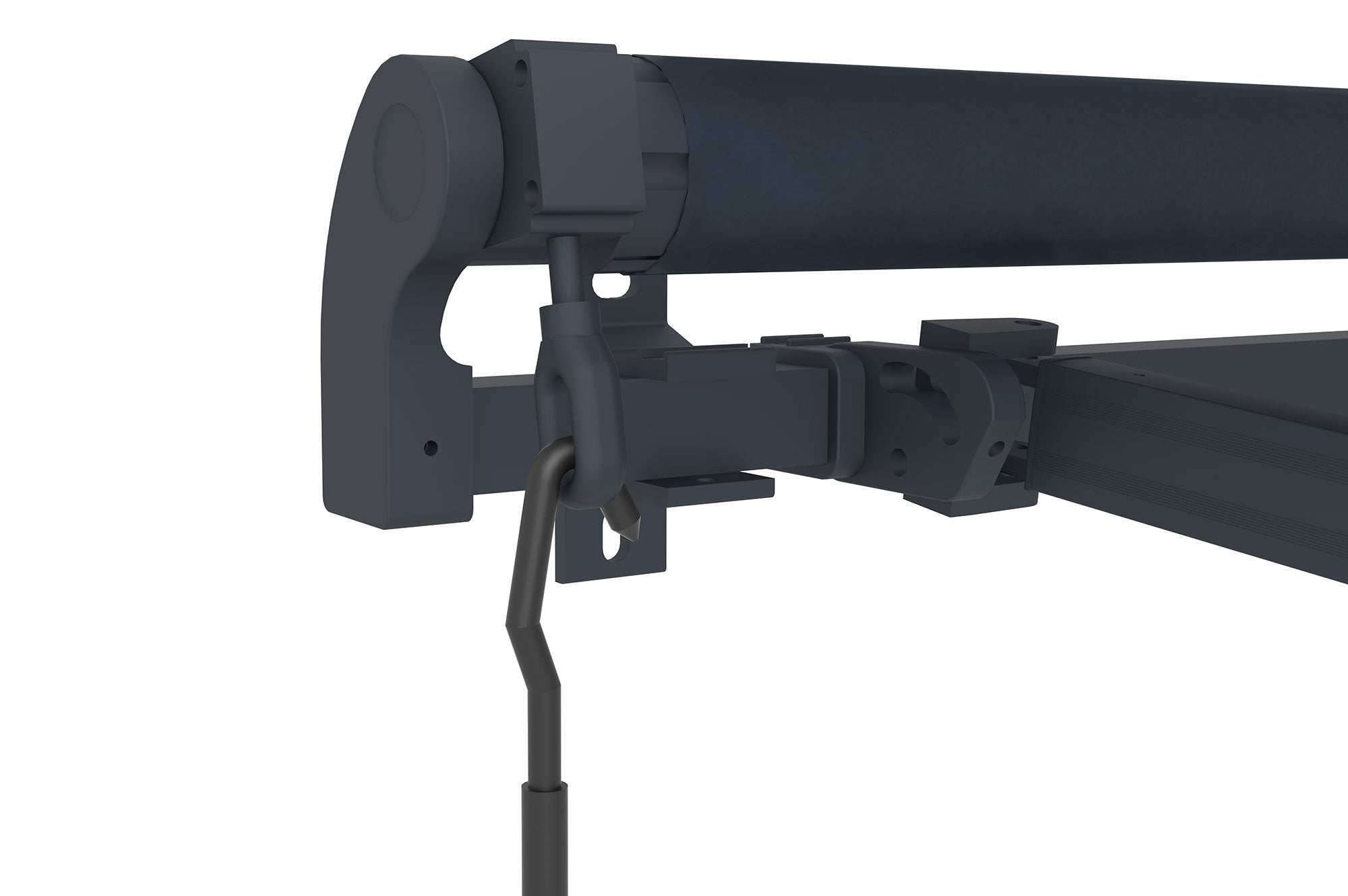 Store banne monobloc VECCHIO 3m x 2,5m - Toile premium 320g/m2 Gris - 7