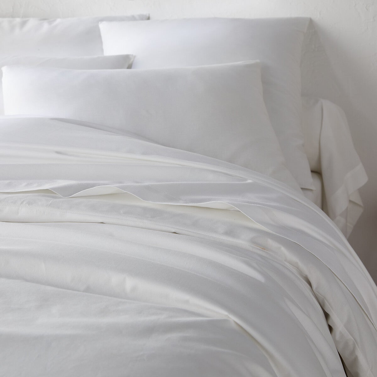 Housse de couette unie percale coton bio Scenario - Blanc - 240 x 220 cm - 2