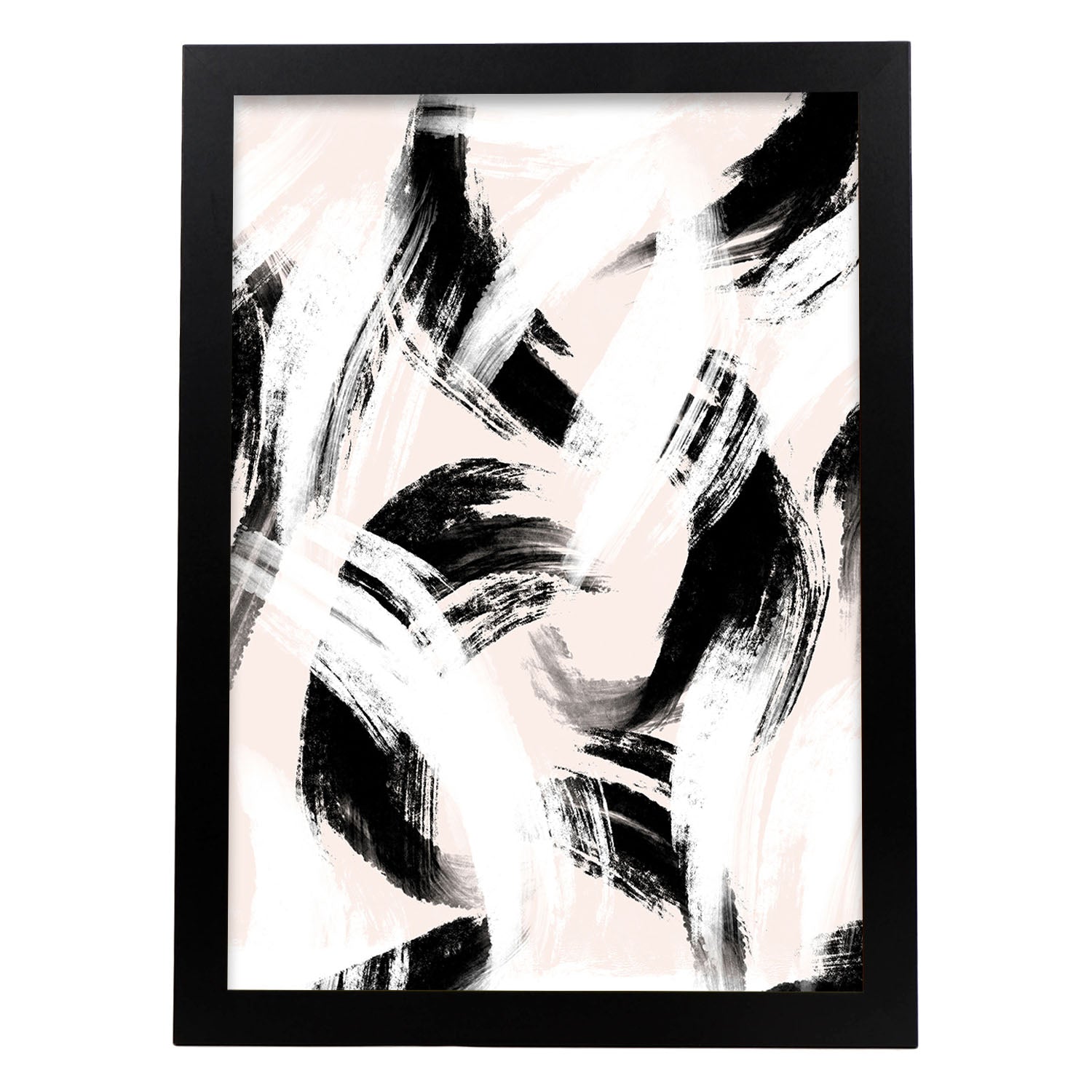 Poster con imagenes abstractas de cuadros. lamina de exhibicion de arte. 'abstracto 18 sin marco - a3