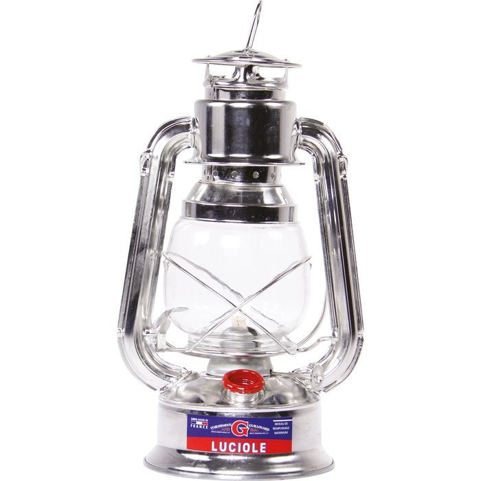 Lampe à pétrole Luciole Guillouard - Acier étamé - 2