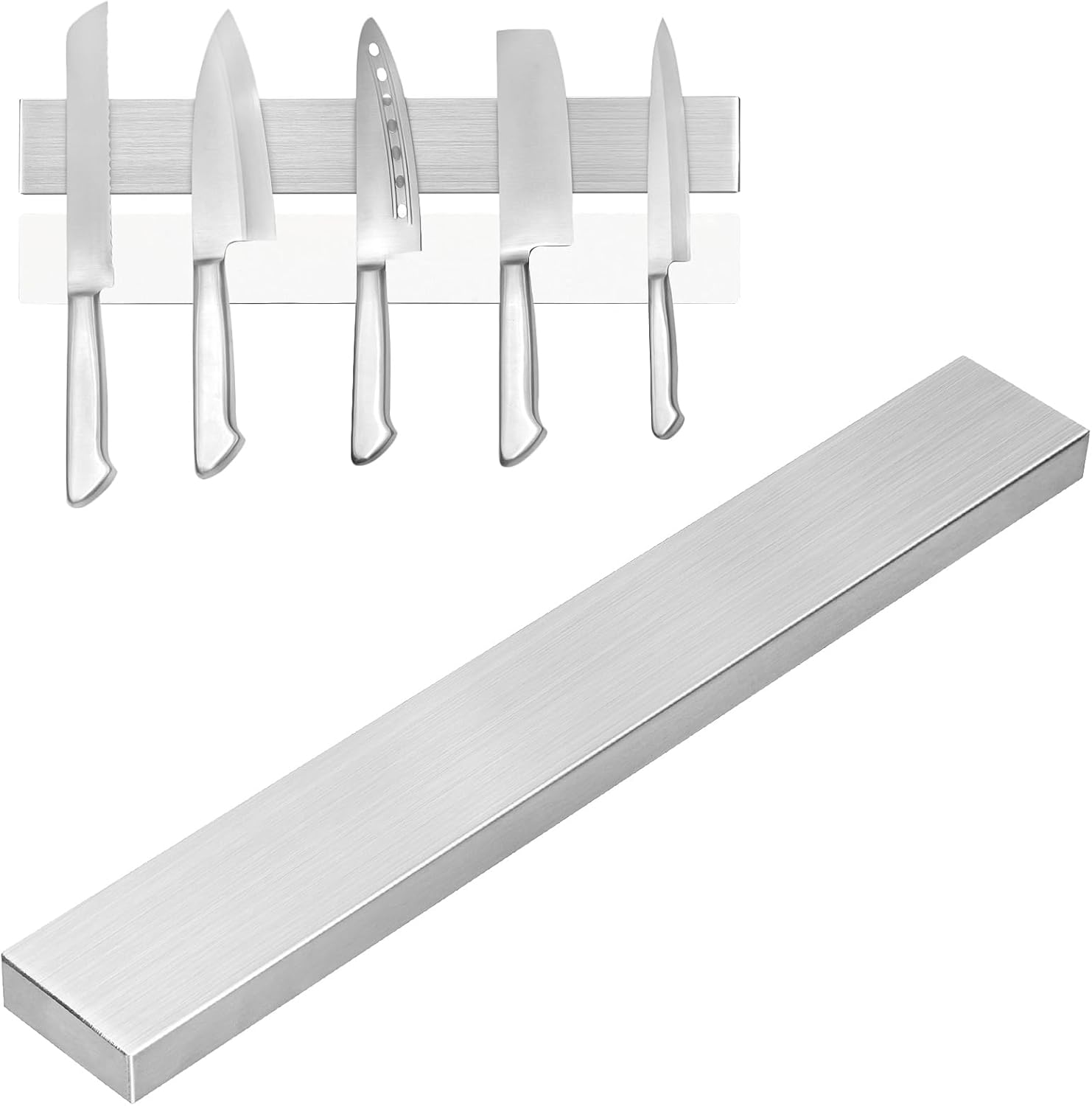 Newaner Porte Couteau Magnetique 30cm, Barre à Couteaux Aimantée, Piste