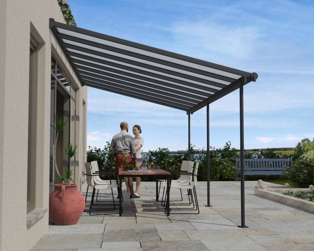 Pergola Sierra 3 x 5,6 Grise Canopia