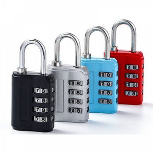 Lot de 3 mini cadenas avec combinaison à 3 chiffres