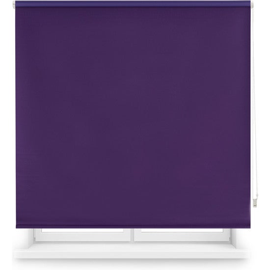 Estor enrollable opaco a medida - estor opaco tamaño 140x175 - estor enrollable color violeta | blindecor