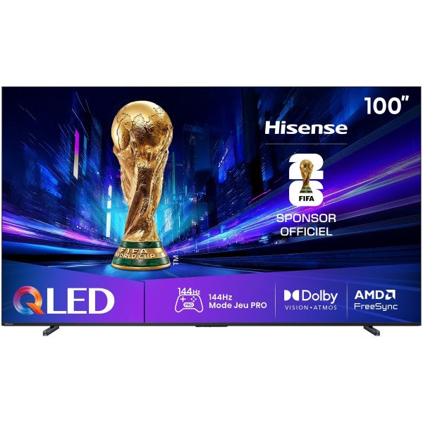 Hisense Smart Tv Qled 100" (254 Cm) 100E7q Pro, 4K Uhd, 144 Hz, Hdr, Dolby Ms12, Dts X, Quantum Dot - Imagen 4