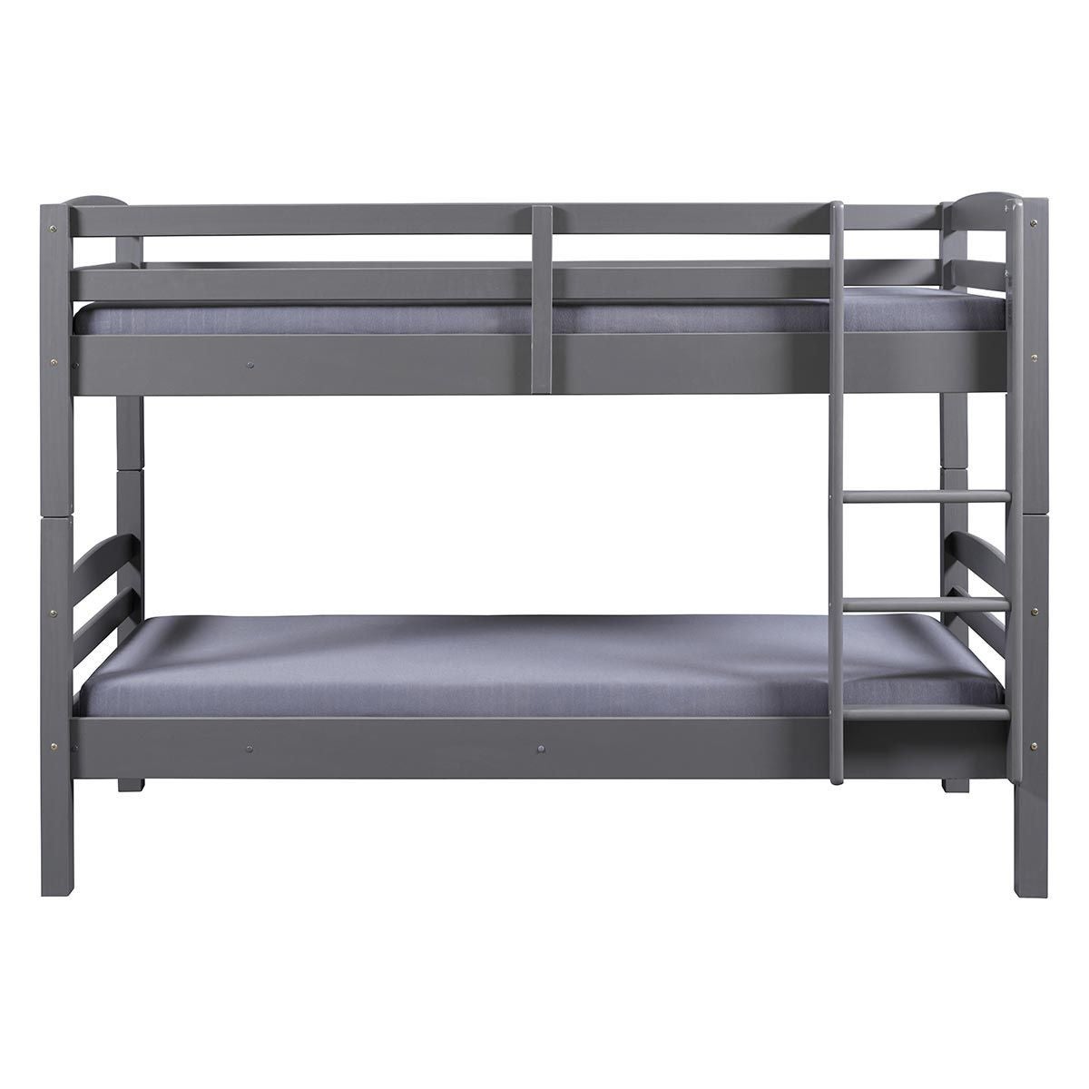 Lit superposé Inter Link en pin teinté gris 90x200 - 5