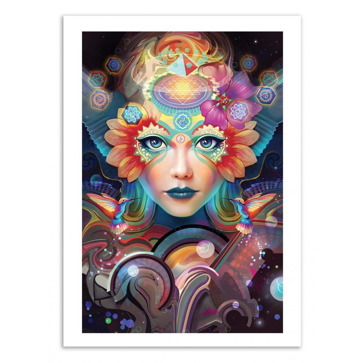 Affiche d’art 50 x 70 cm - Know Higher Worlds - Alex Tooth | Leroy Merlin