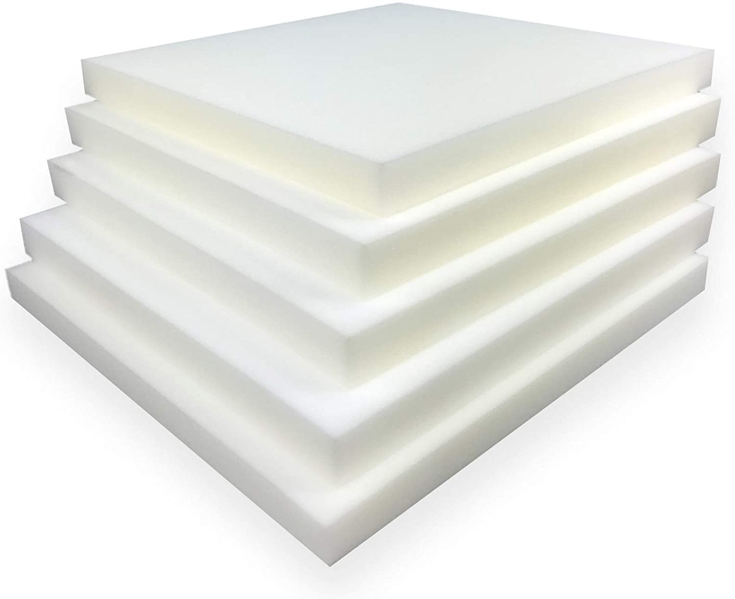 Mousse de canapé épaisseur 1cm - Feuille 2x1m - Densité 18 - Rembourrage en mousse de polyuréthane - Chaises, Bancs, Lits - 2