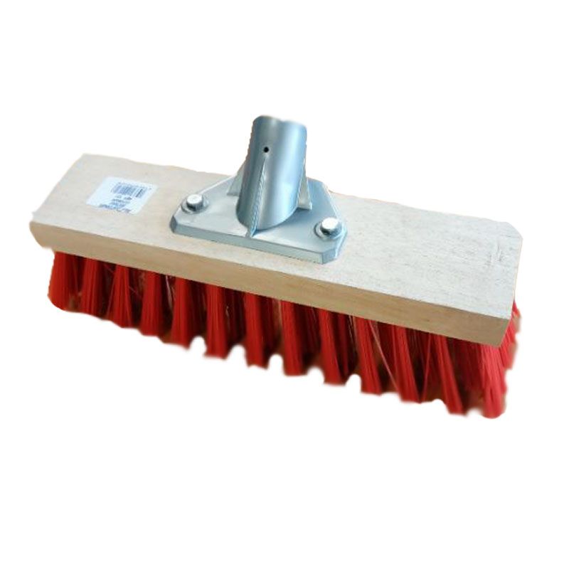 Balai Cantonnier MERCIER 31cm PVC Rouge - Outil Nettoyage Extérieur