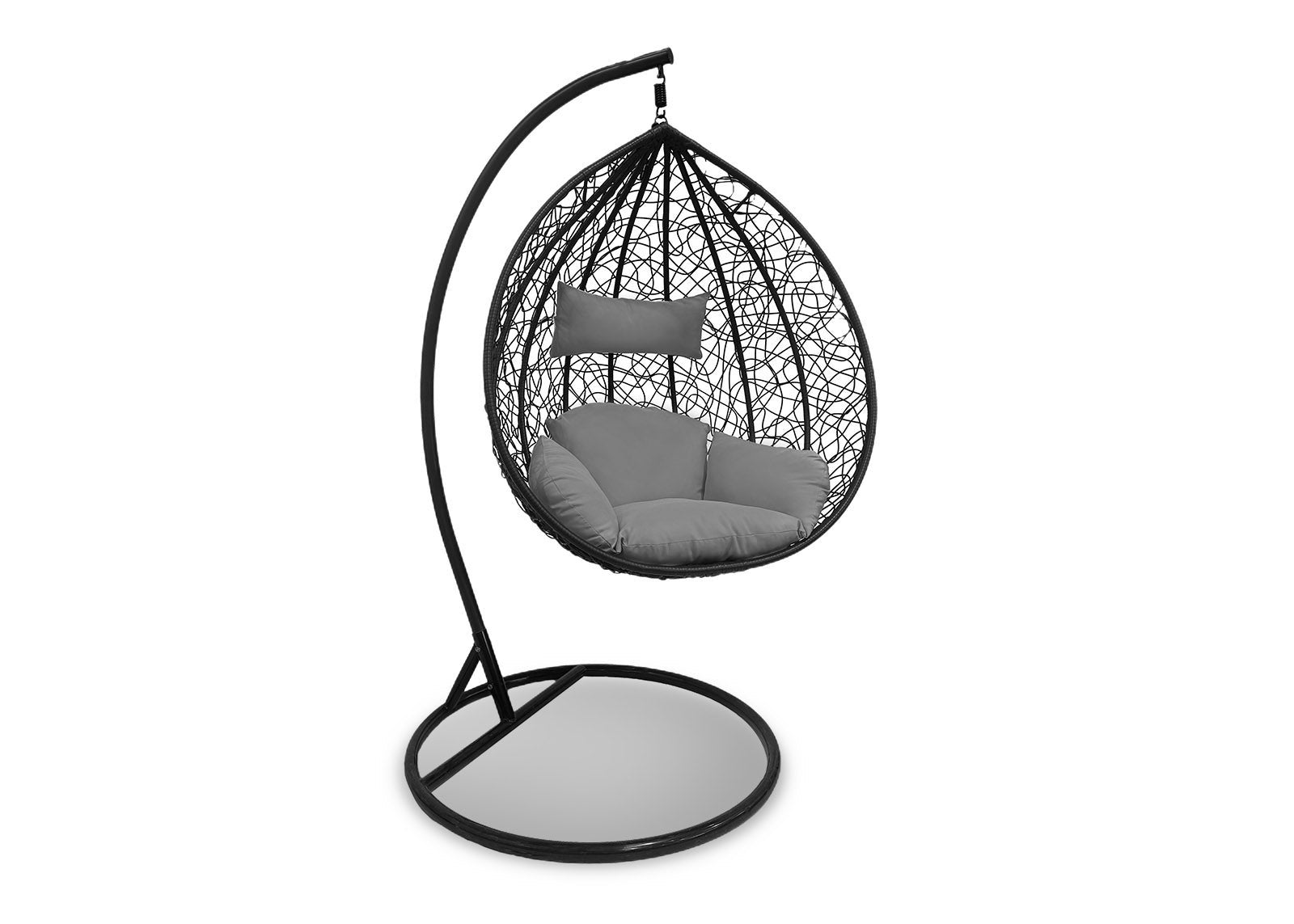 Saldos Y Stocks  Silla Mecedora Cesta Colgante. Muebles De Jardin Y Terraza, Gris , Leroy Merlin