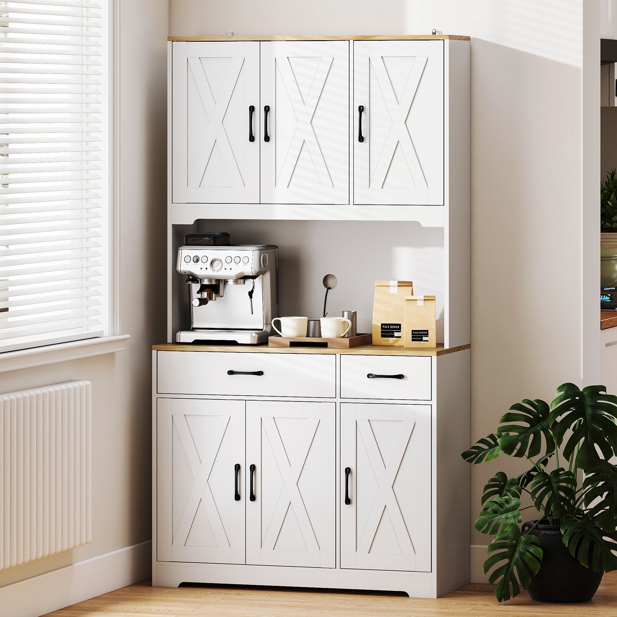 Armoire de cuisine panneau de particules HOMCOM - 8
