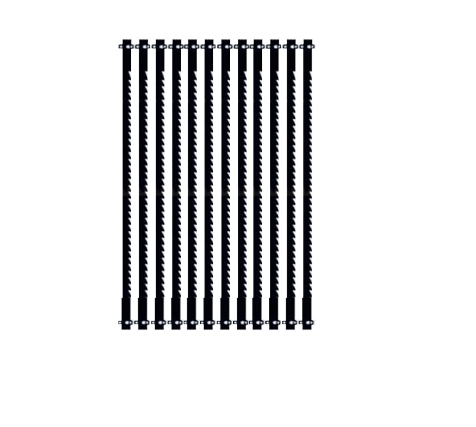 Set panze de rezerva pentru fierastrau Mannesmann 333-EB, 150 mm, 12 bucati 12buc