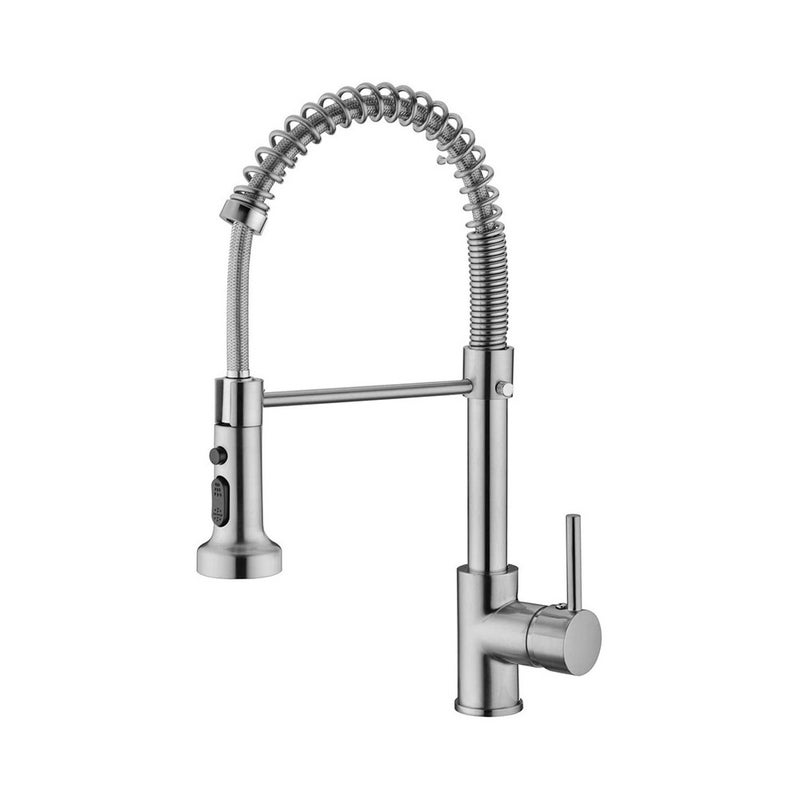 1/2 Obrotowa bateria kuchenna ze stali nierdzewnej do ciepłej i zimnej wody