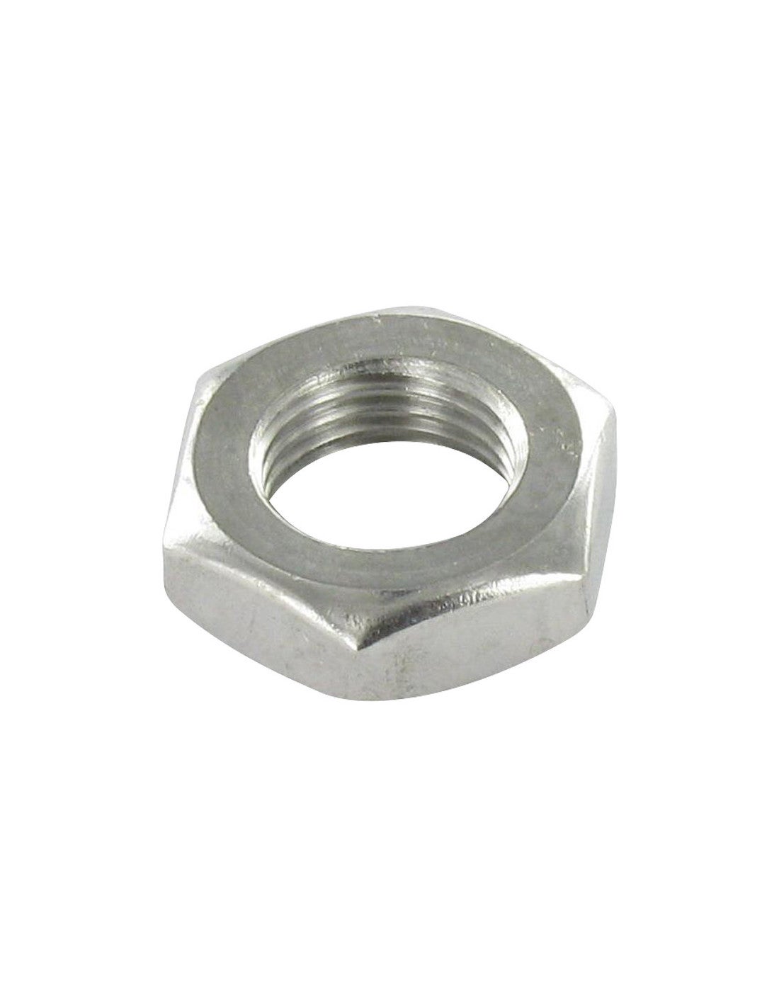 Écrous Hexagonaux Minces En Acier Inoxydable 304 - Filet Pas Fin - Tailles Impériales 1/4" à 3/4" - Lot
