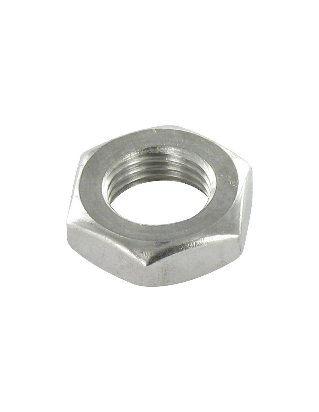 Écrous Hexagonaux Minces En Acier Inoxydable 304 - Filet Pas Fin - Tailles Impériales 1/4" à 3/4" - Lot