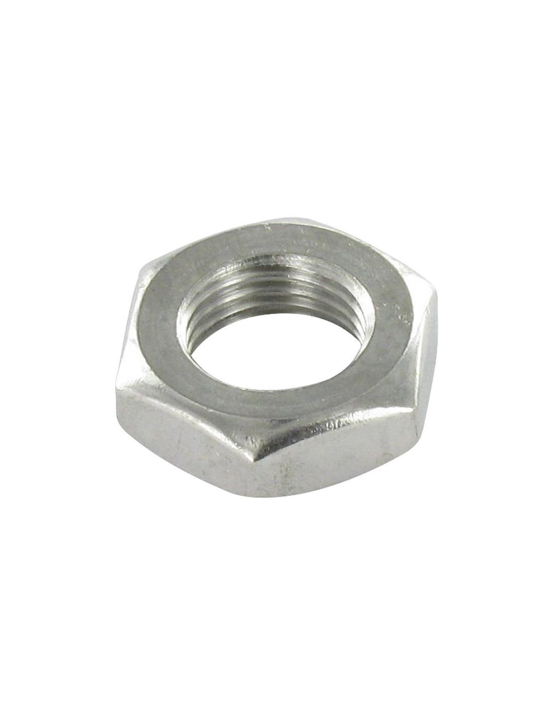 5 Bas Inox Ecrou hexagonal bas hm/contre Ecrou Inox A2 M16 Pas fin Pas de 150-50 ...