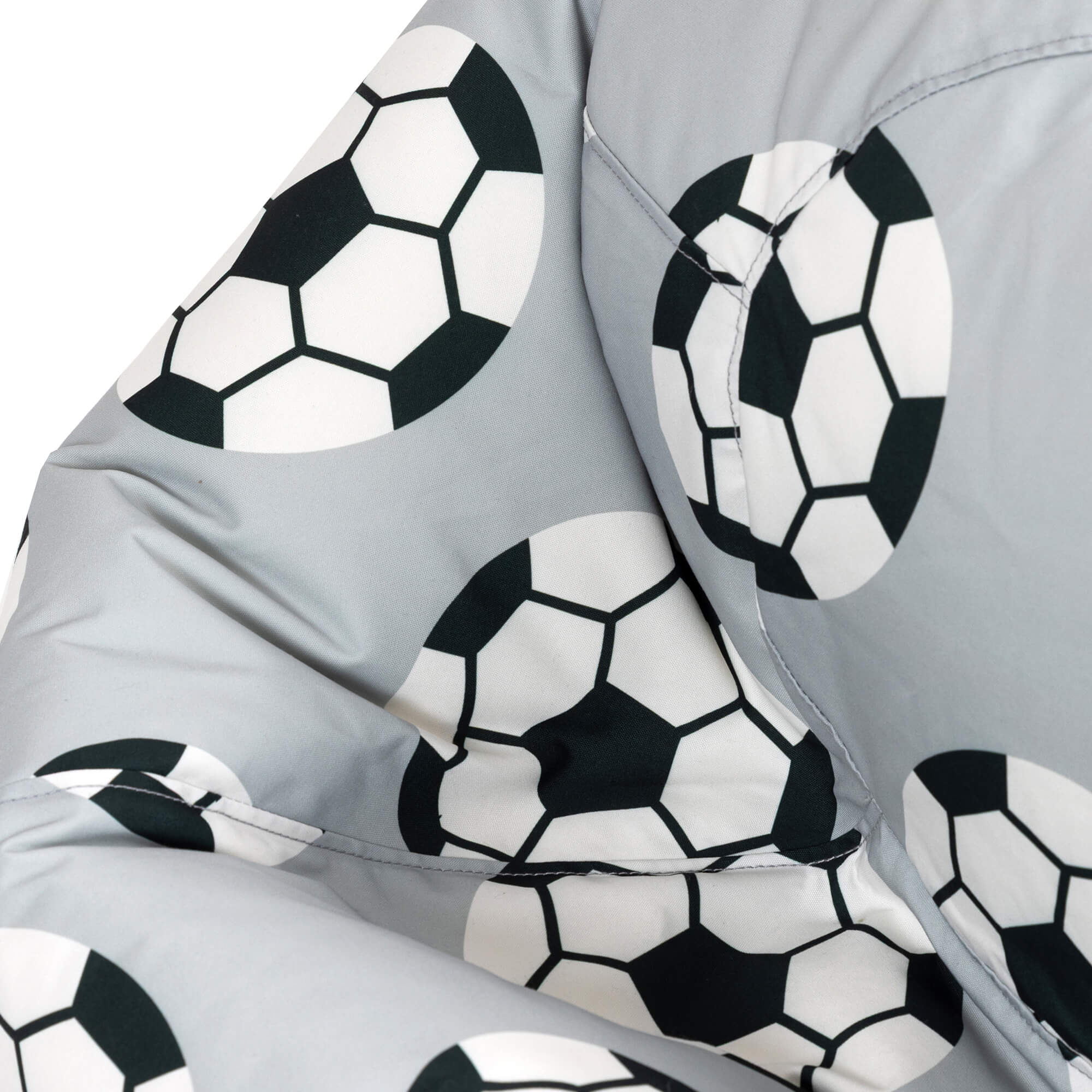 Pouf fauteuil classique large enfant intérieur extérieur à imprimé football, chambre, salon, jardin, 80x80cm Oeko-Tex® - 5