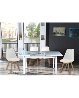 V3VOGUE Piano Tavolo Rotondo In Vetro Temperato Trasparente – Spessore 8 Mm, Diametro 40 Cm, Con Tappetini Antiscivolo - 3